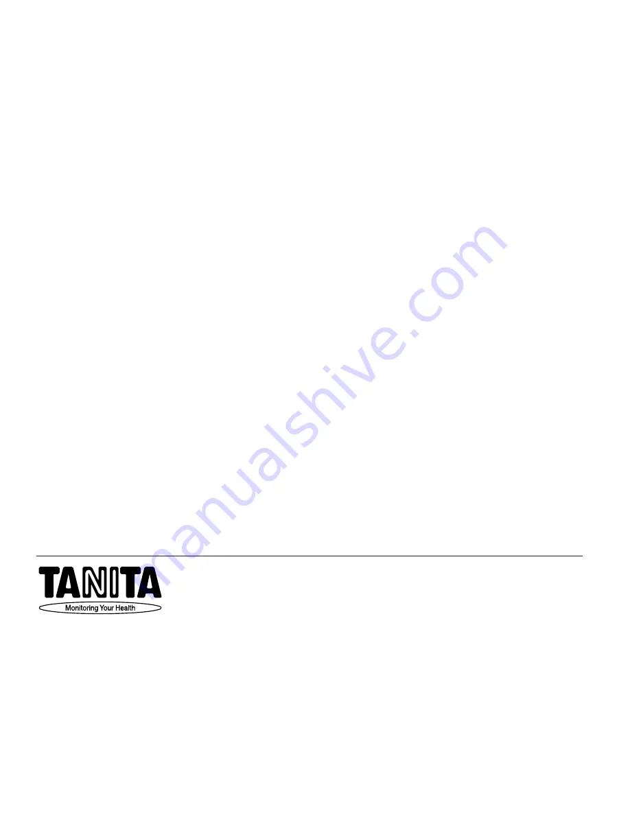 Tanita TBF-621 Instruction Manual Download Page 11