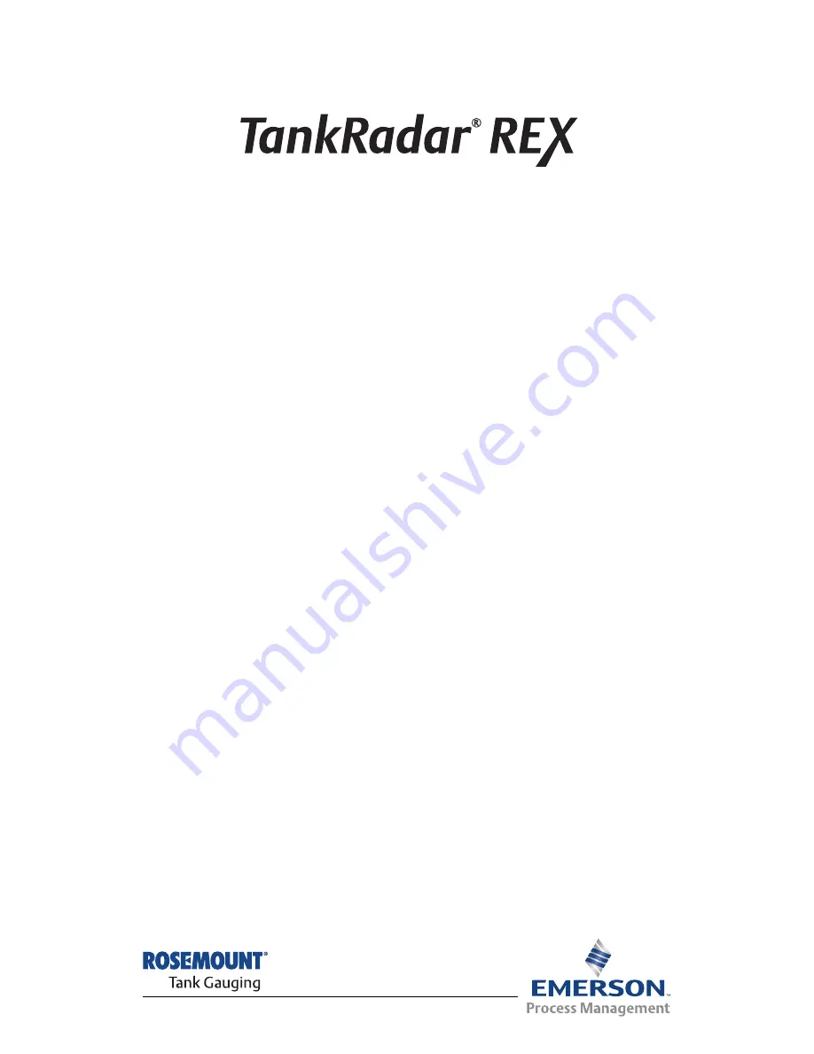 TankRadar REX FBM 2180 Скачать руководство пользователя страница 3