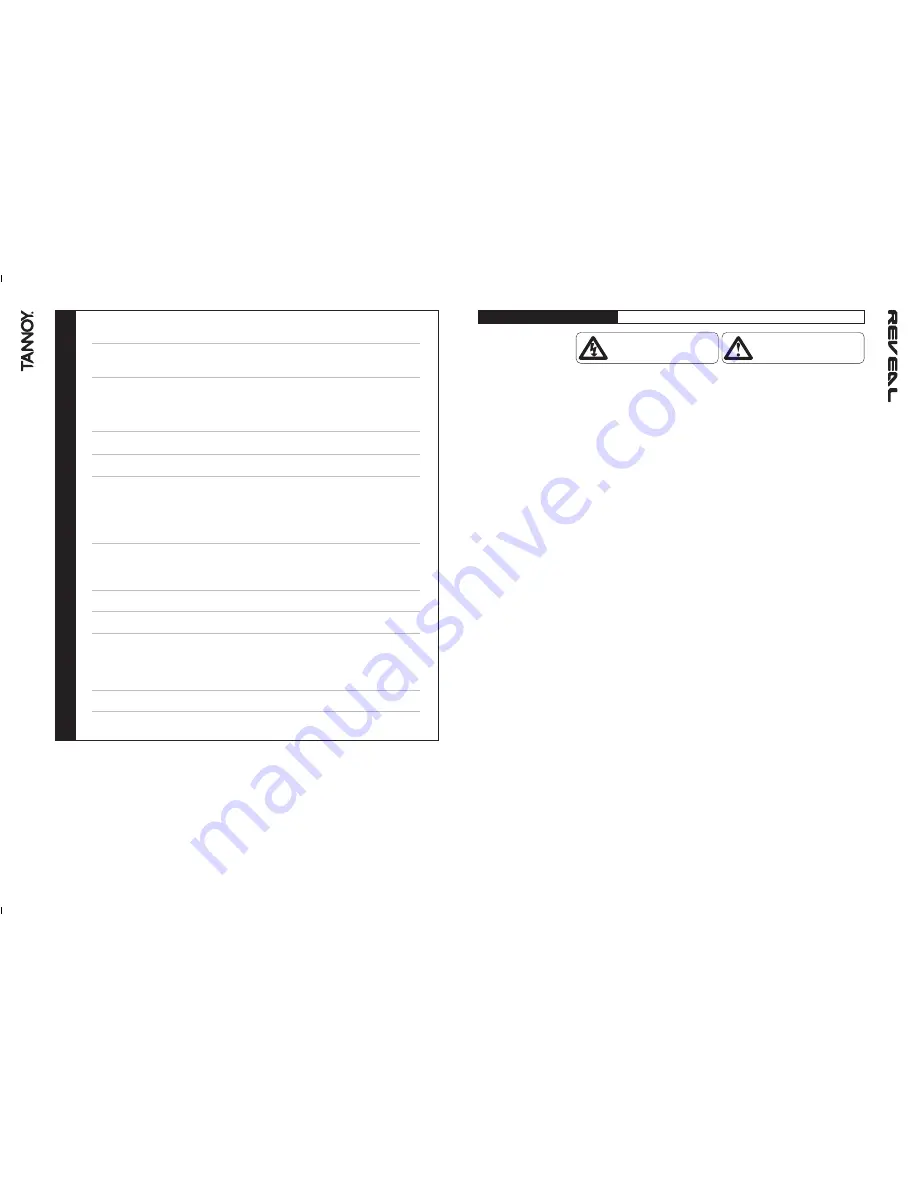 Tannoy 6D 66D & 8D Owner'S Manual Download Page 2