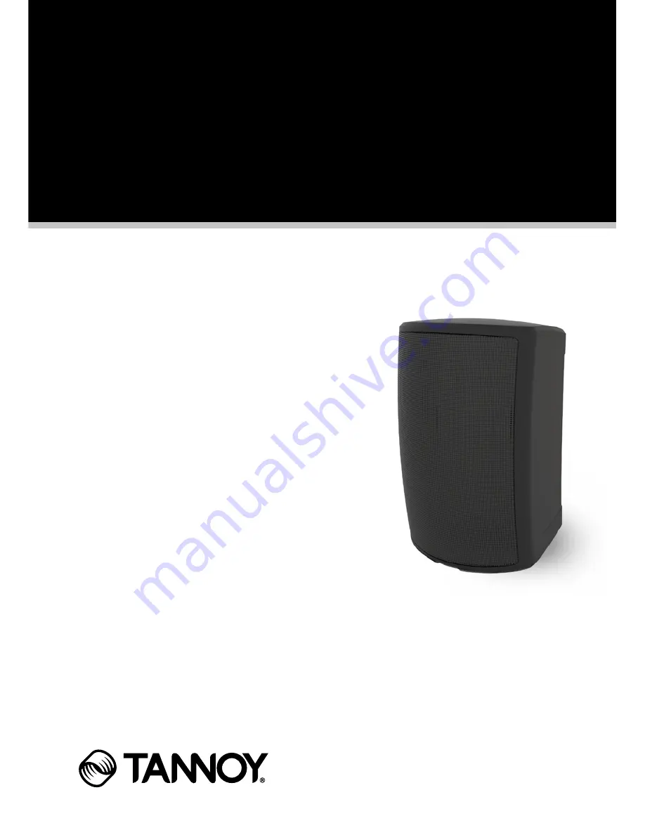 Tannoy AMS 5 Quick Start Manual Download Page 1