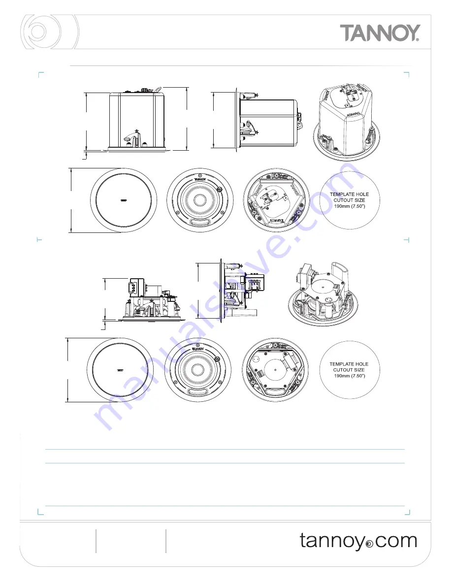 Tannoy CMS501 Скачать руководство пользователя страница 5