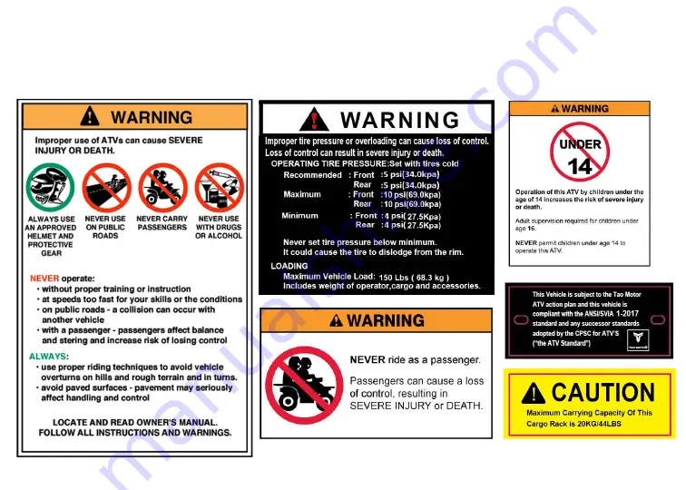 TAO F125 Owner'S Manual Download Page 5