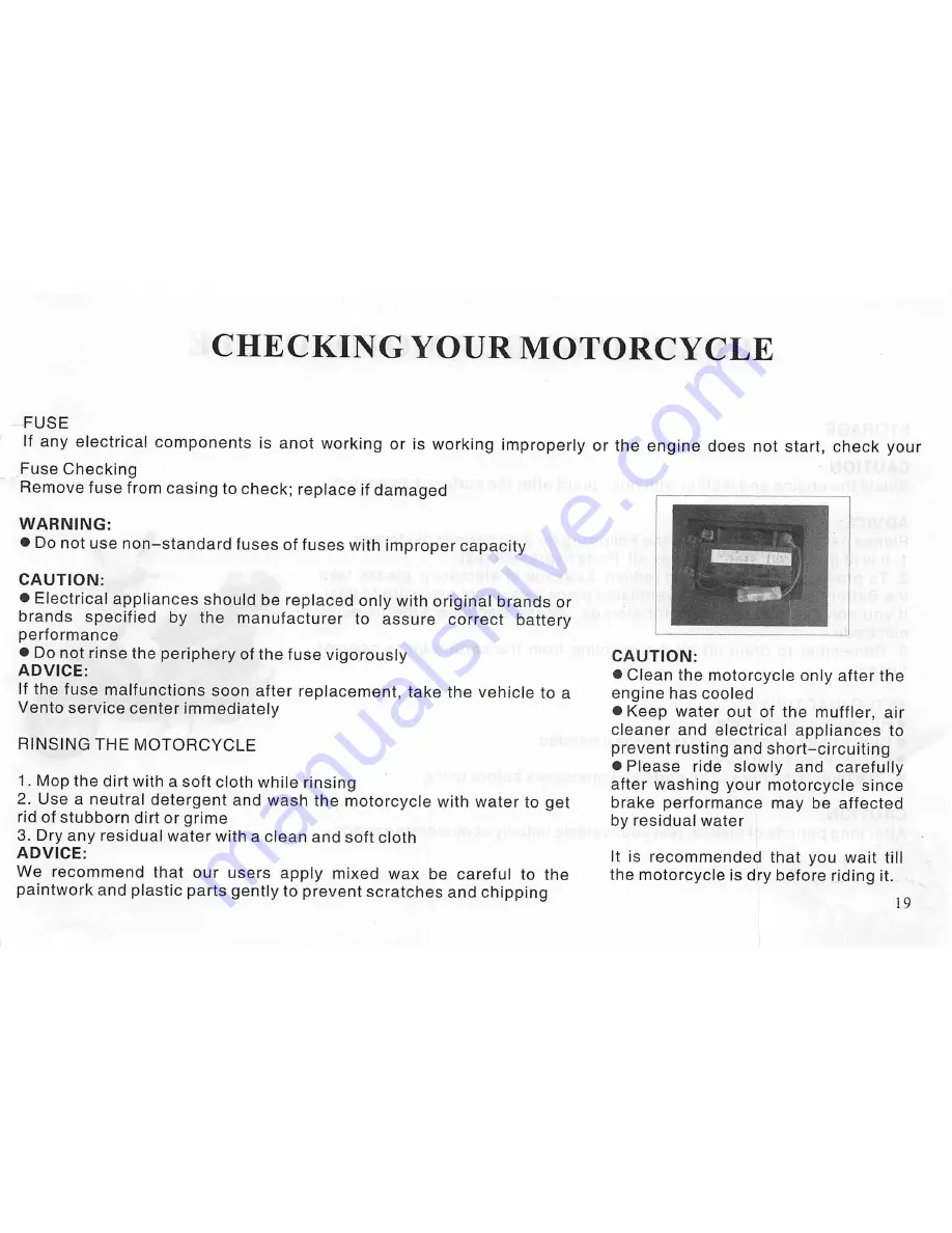 TaoTao QUANTUM 150 Owner'S Manual Download Page 20