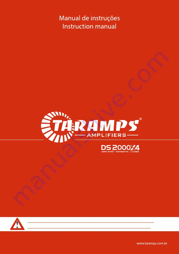 Taramps DS 2000X4 Скачать руководство пользователя страница 1