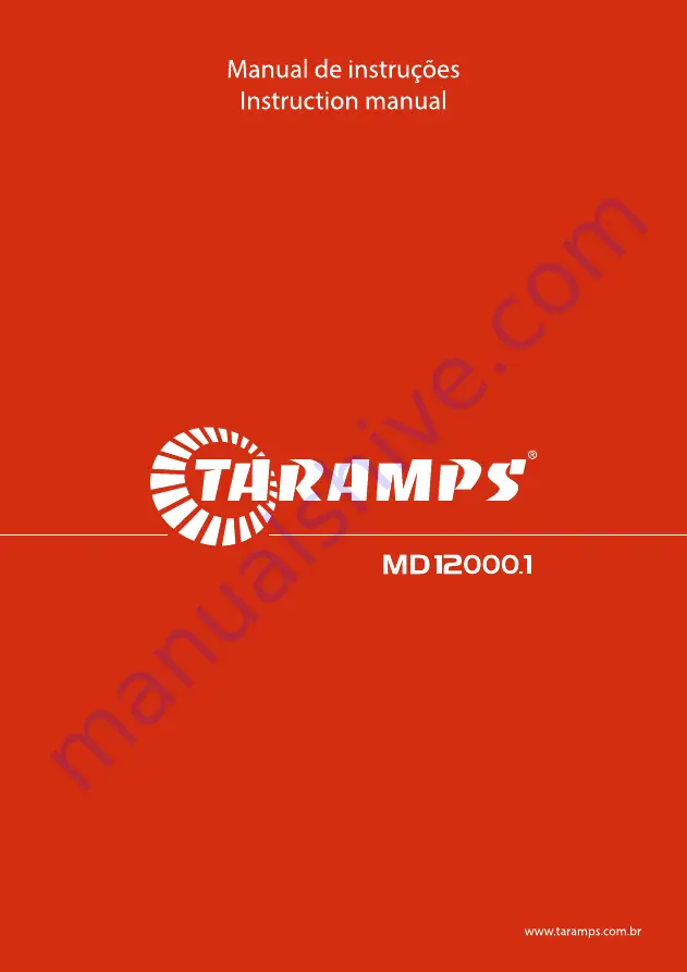 Taramps MD12000.1 Скачать руководство пользователя страница 1