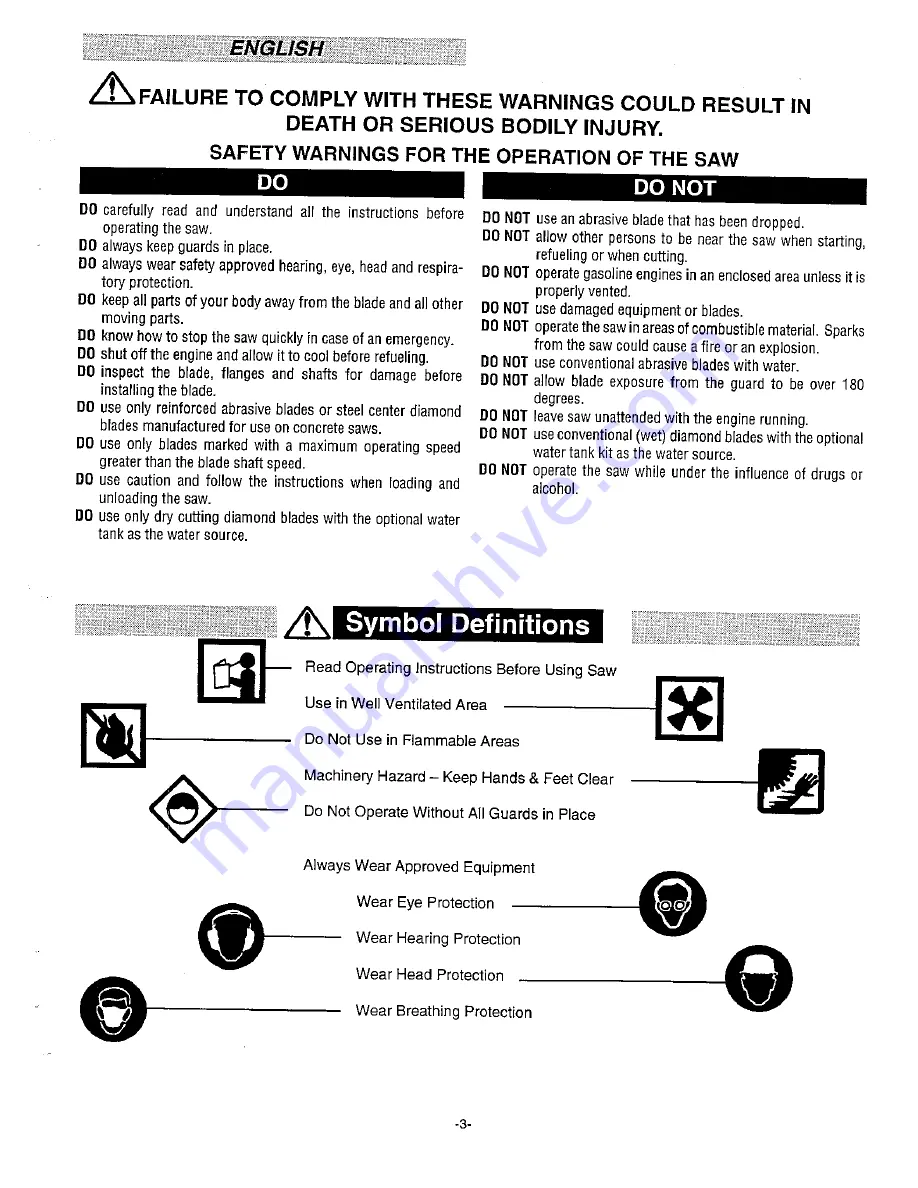 Target MINI CON II Operating And Parts Manual Download Page 2