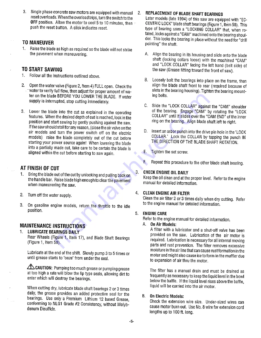 Target MINI CON II Operating And Parts Manual Download Page 4