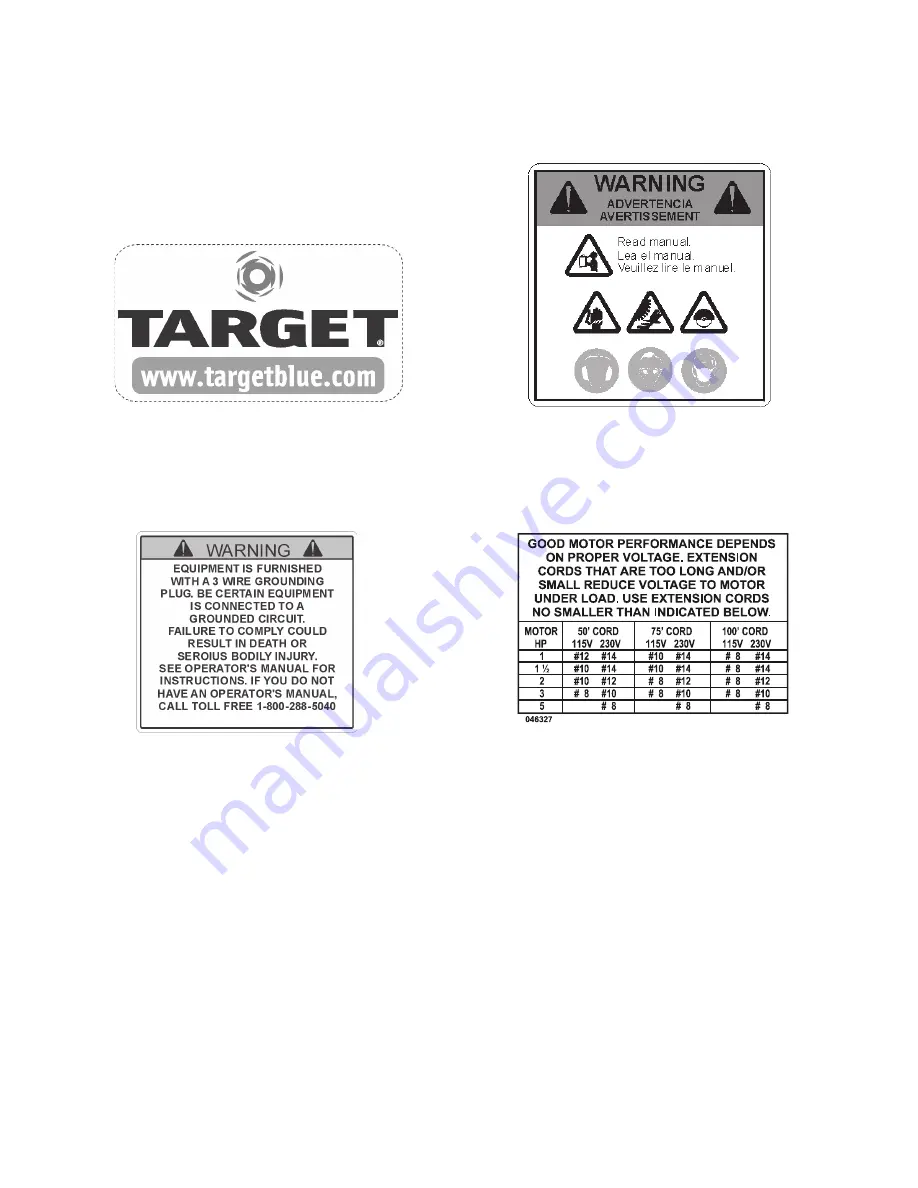 Target SUPER TILEMATIC STM10100 Operating Instructions And Parts List Manual Download Page 7