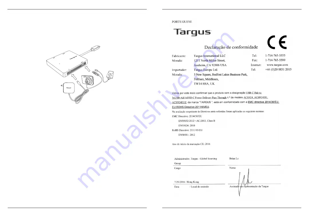 Targus ACH924 Скачать руководство пользователя страница 17