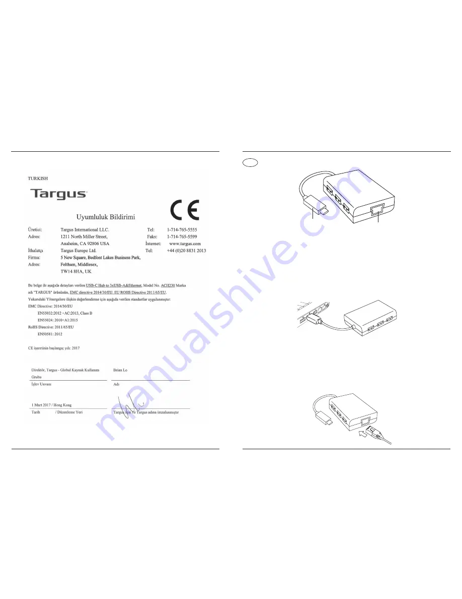 Targus USB-C Скачать руководство пользователя страница 21