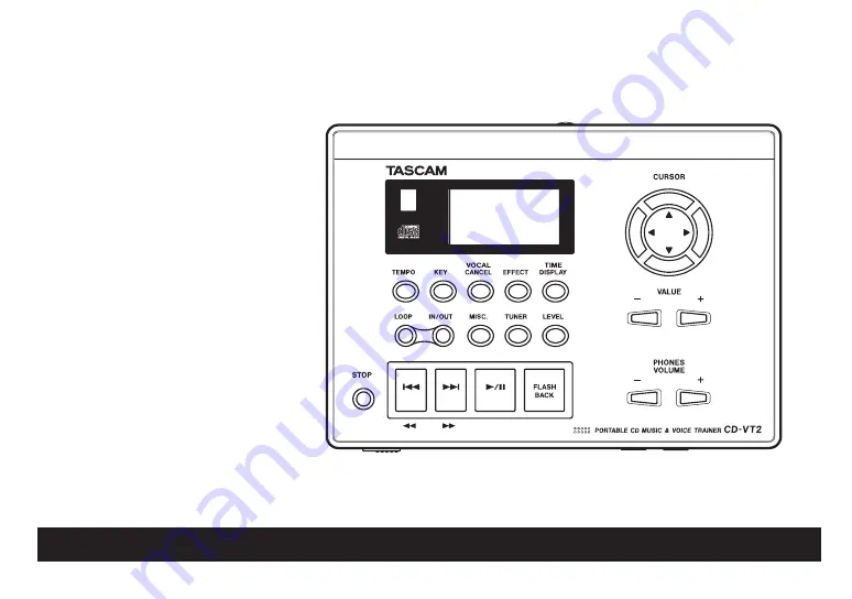 Tascam CD-VT2 Owner'S Manual Download Page 1