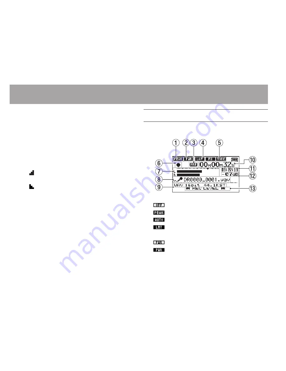 Tascam DR-05 Скачать руководство пользователя страница 126