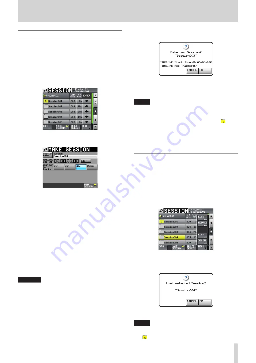 Tascam HS-4000 Owner'S Manual Download Page 43