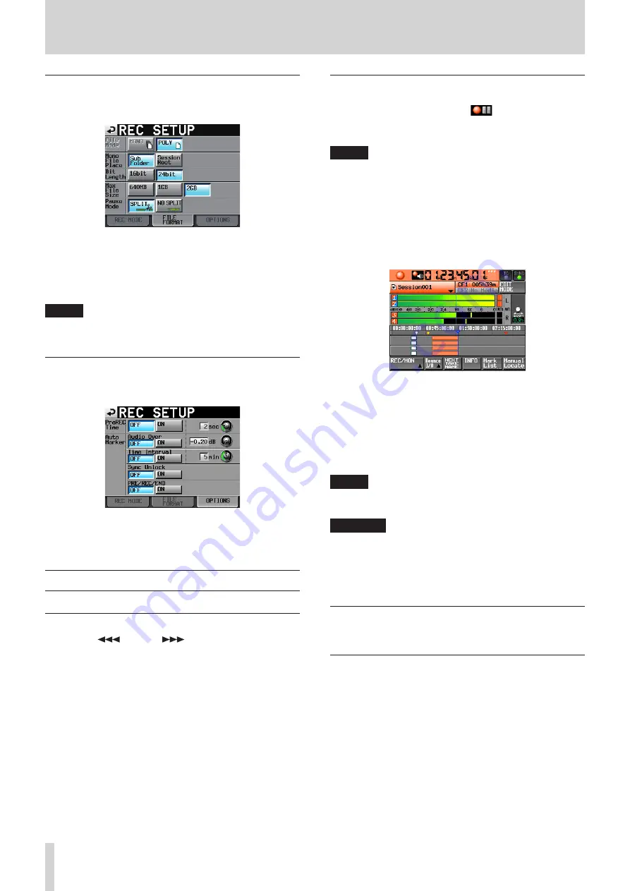 Tascam HS-4000 Owner'S Manual Download Page 52