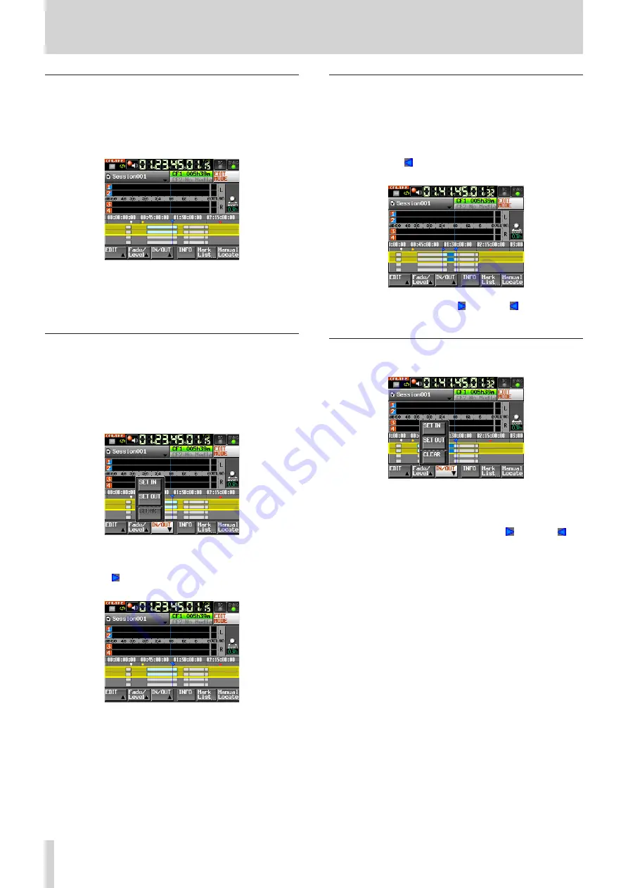 Tascam HS-4000 Owner'S Manual Download Page 58