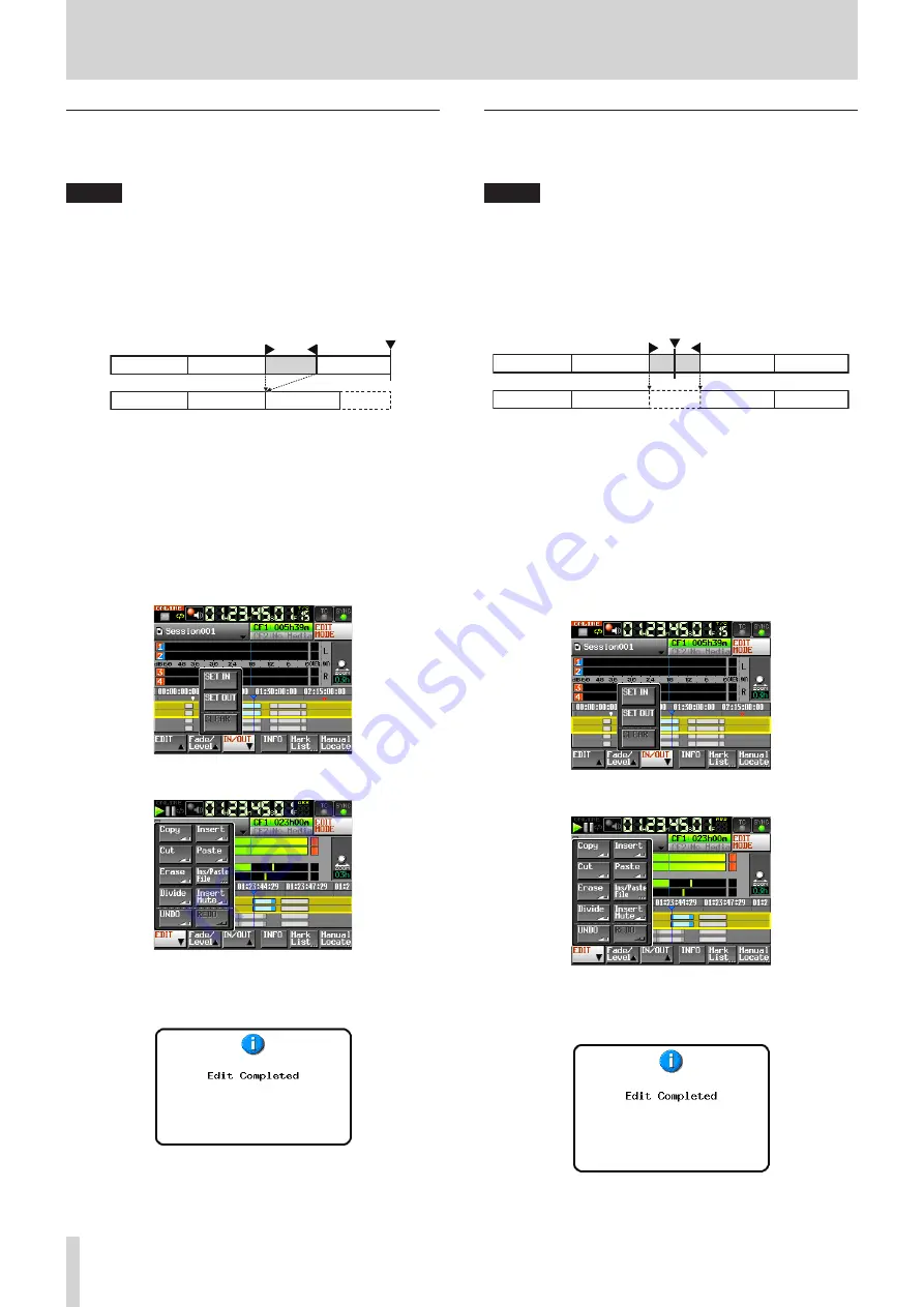 Tascam HS-4000 Owner'S Manual Download Page 60