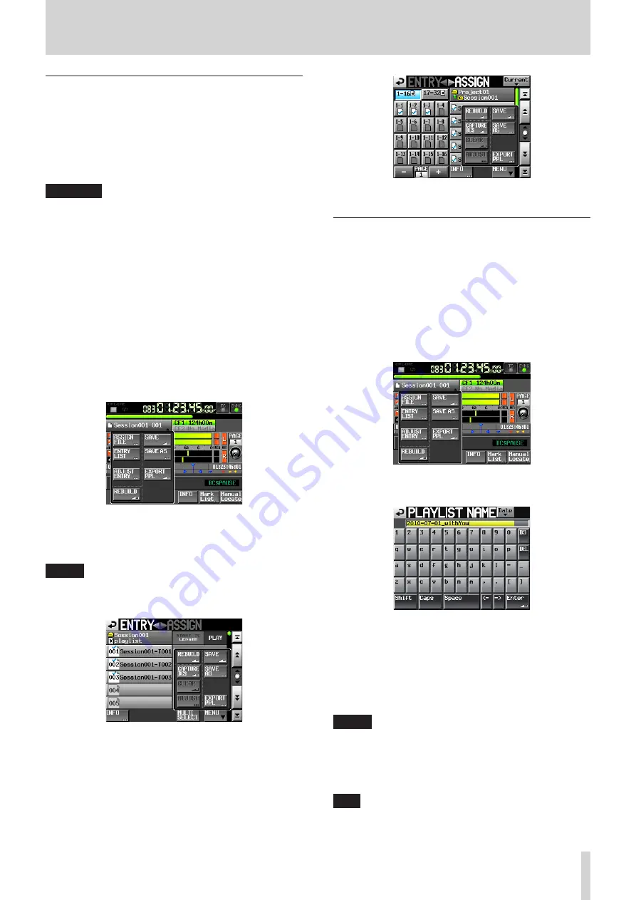 Tascam HS-4000 Owner'S Manual Download Page 93