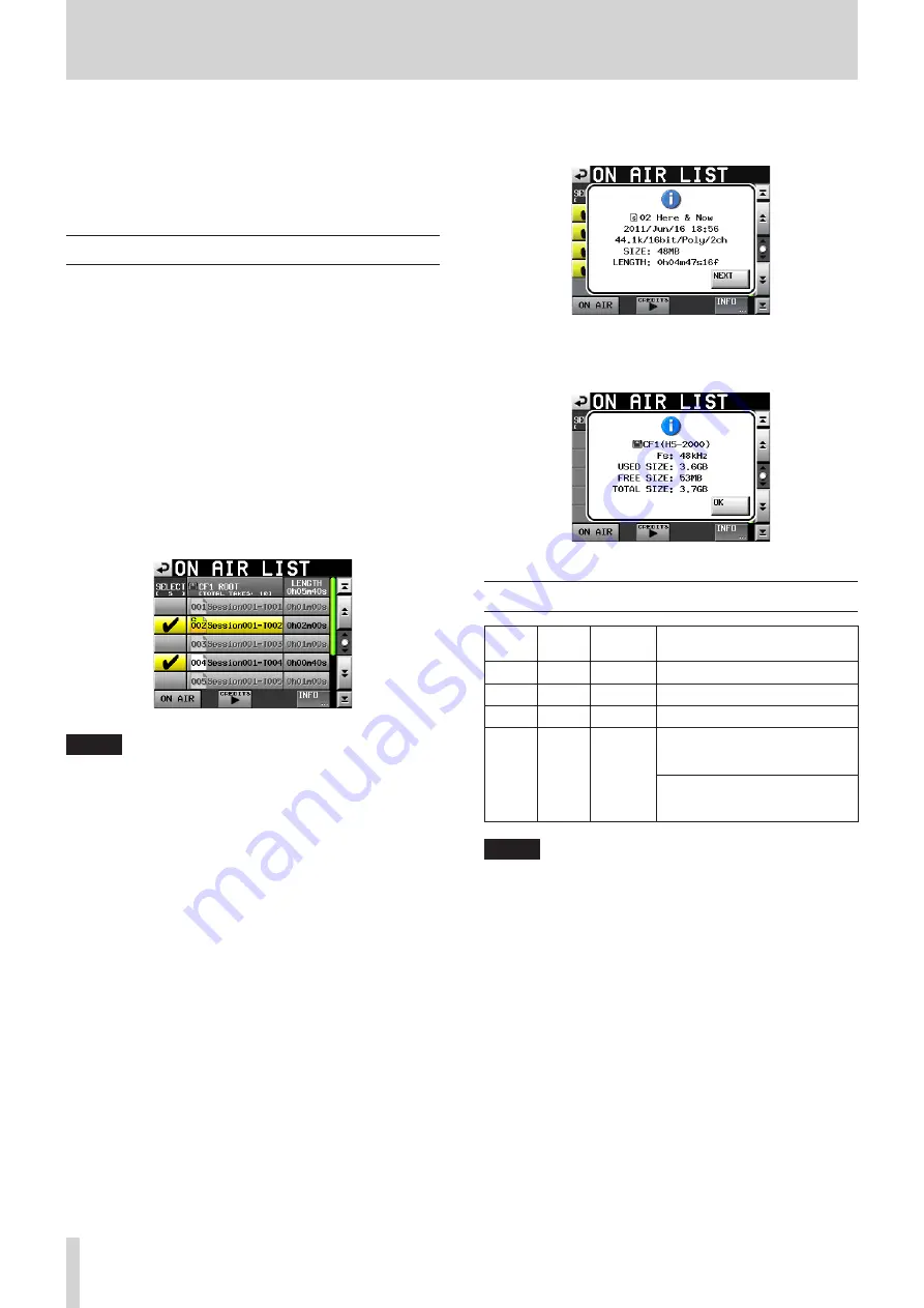 Tascam HS-4000 Owner'S Manual Download Page 98