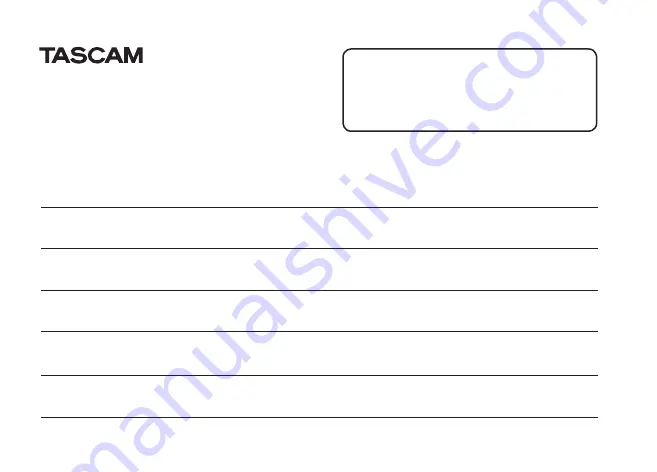 Tascam iU2 Owner'S Manual Download Page 32