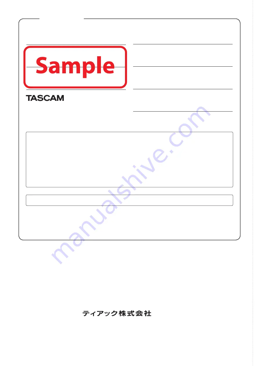 Tascam ML-16D Owner'S Manual Download Page 72