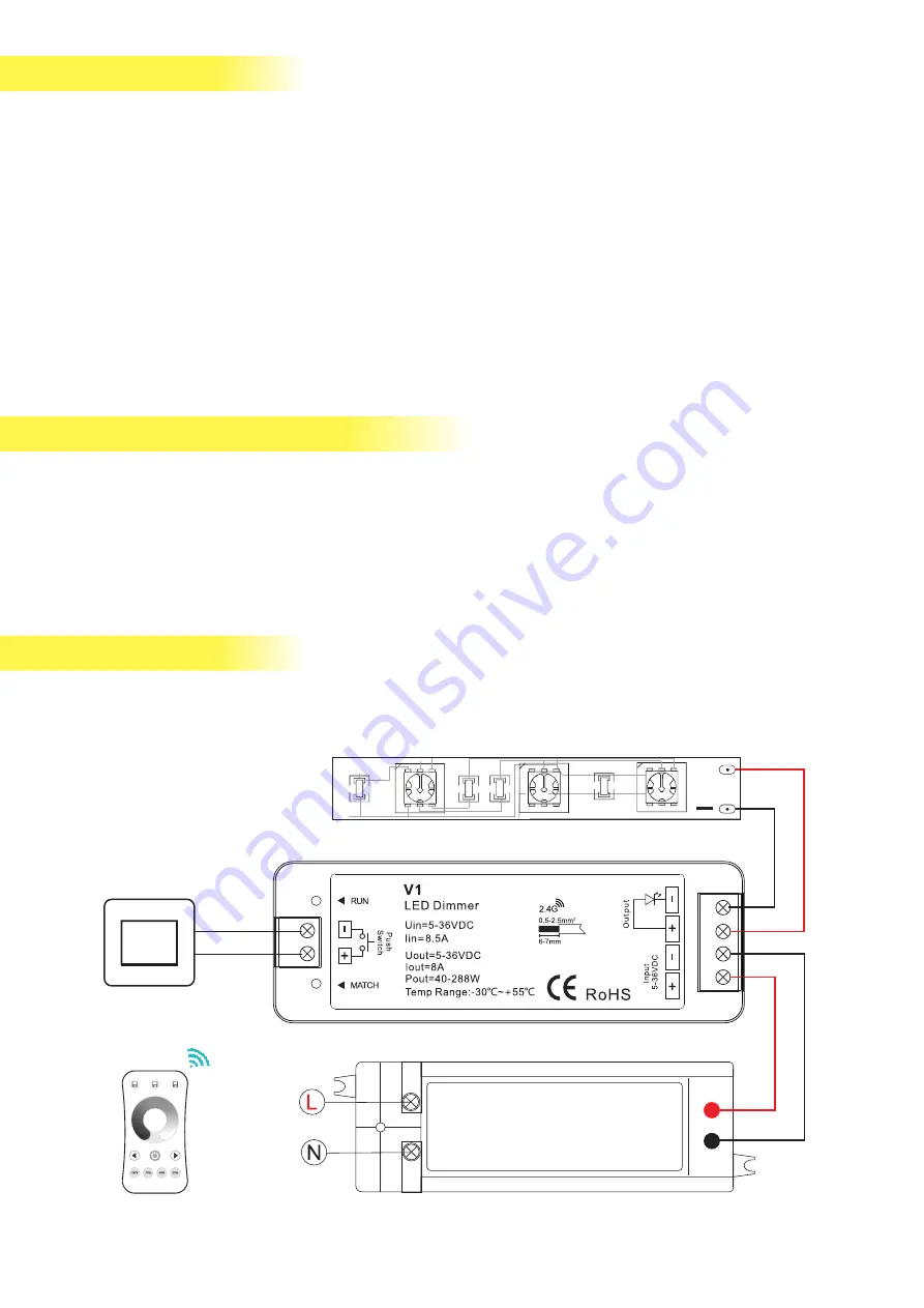 Task Lighting LCDM600 Скачать руководство пользователя страница 3