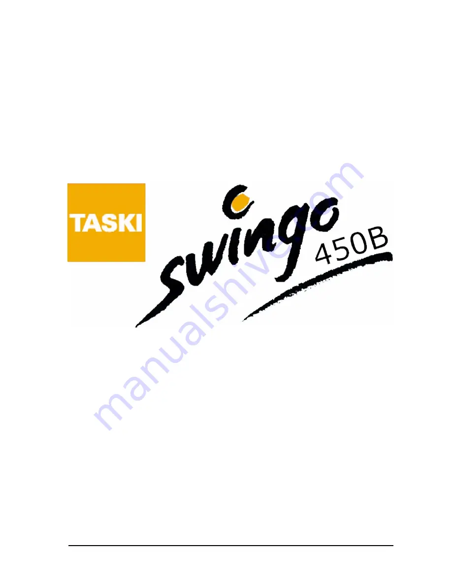 Taski Swingo 450B Technical Manual Download Page 58