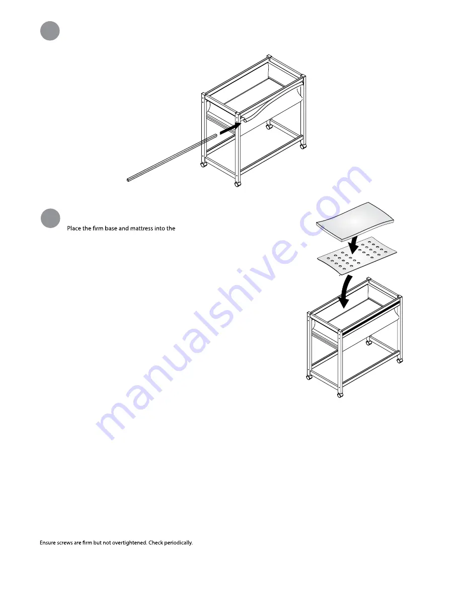 Tasman Rascali bassinet Assembly Instructions Manual Download Page 6