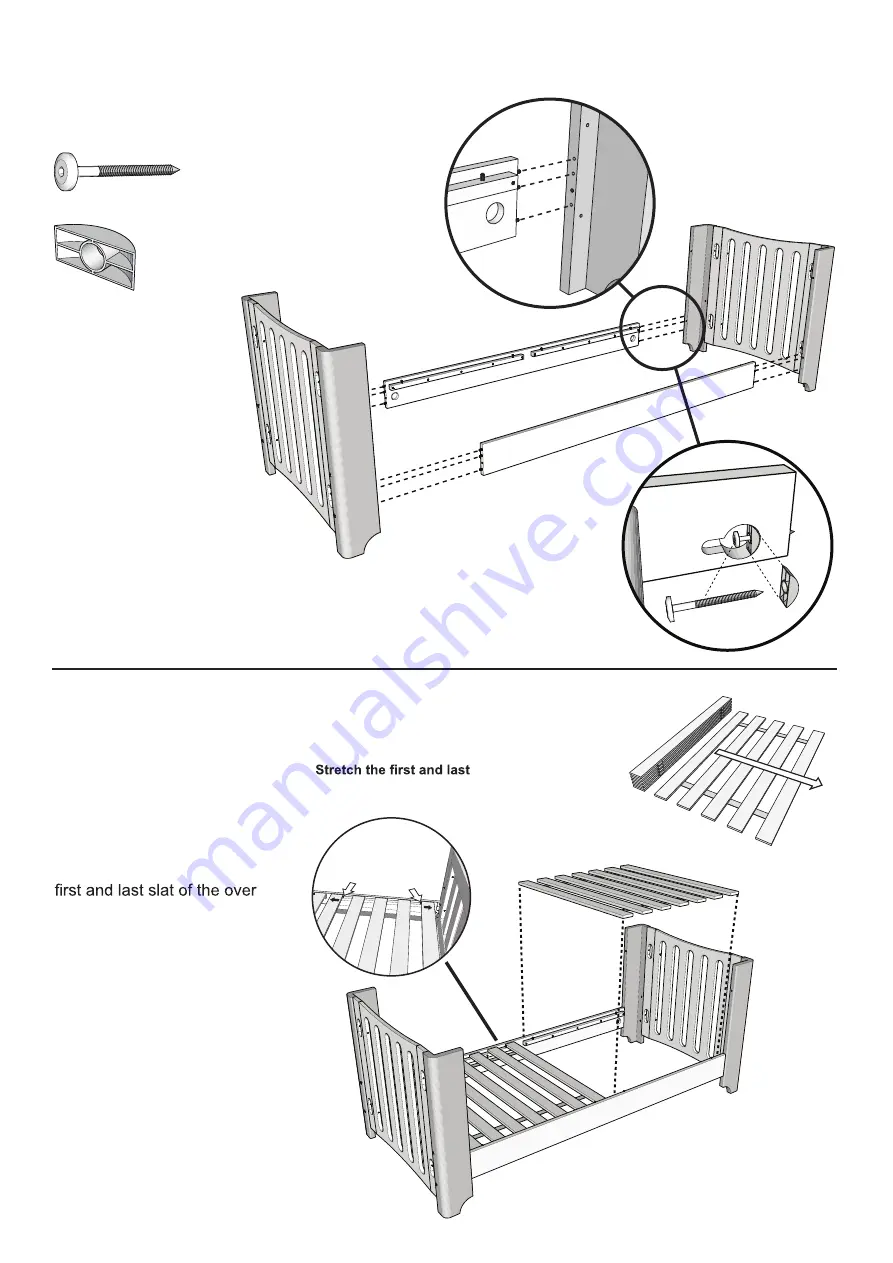 TasmanEco Vogue Cot Assembly And Care Instructions Download Page 10