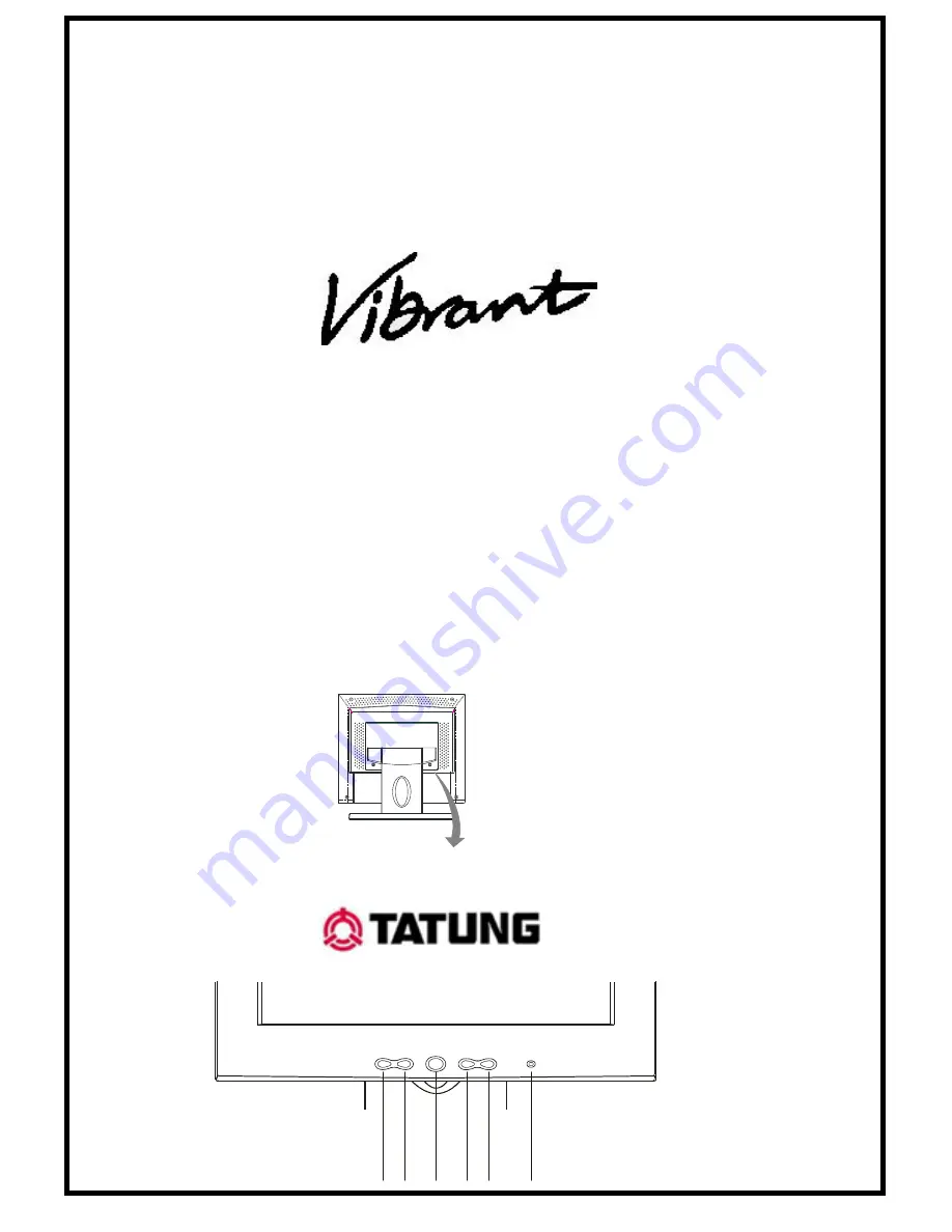 Tatung Vibrant L2ES-TP6731 Service Manual Download Page 1