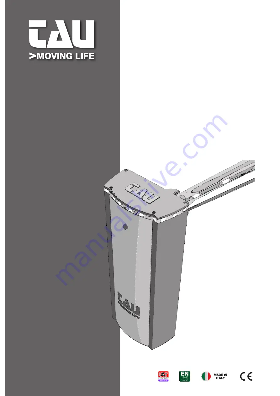 tau 800LUXE Use And Maintenance Manual Download Page 1