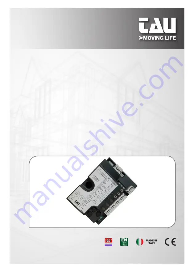 tau K120M Installation Manual Download Page 1