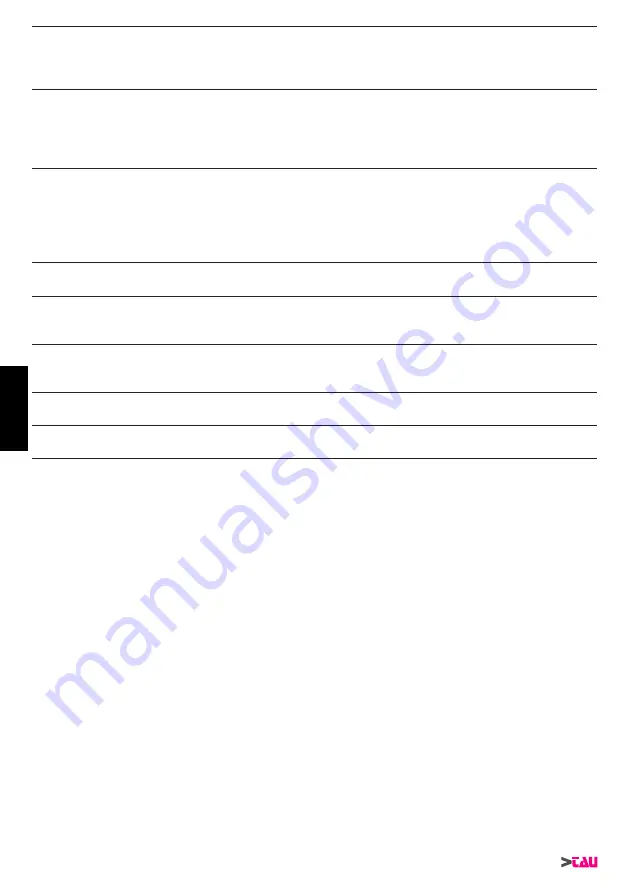 tau K120M Installation Manual Download Page 44