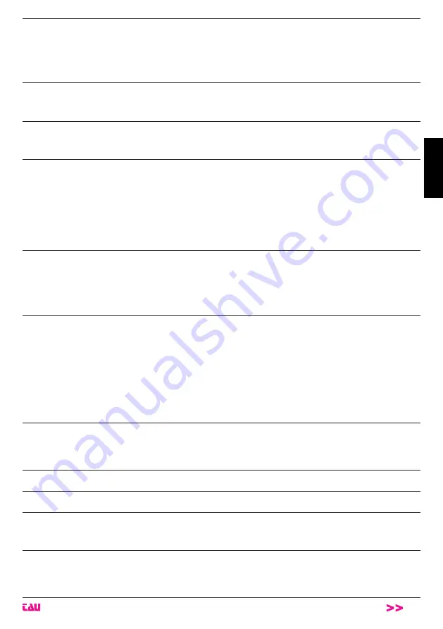 tau K127MA Installation Manual Download Page 29