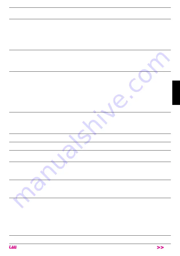 tau K127MA Installation Manual Download Page 41