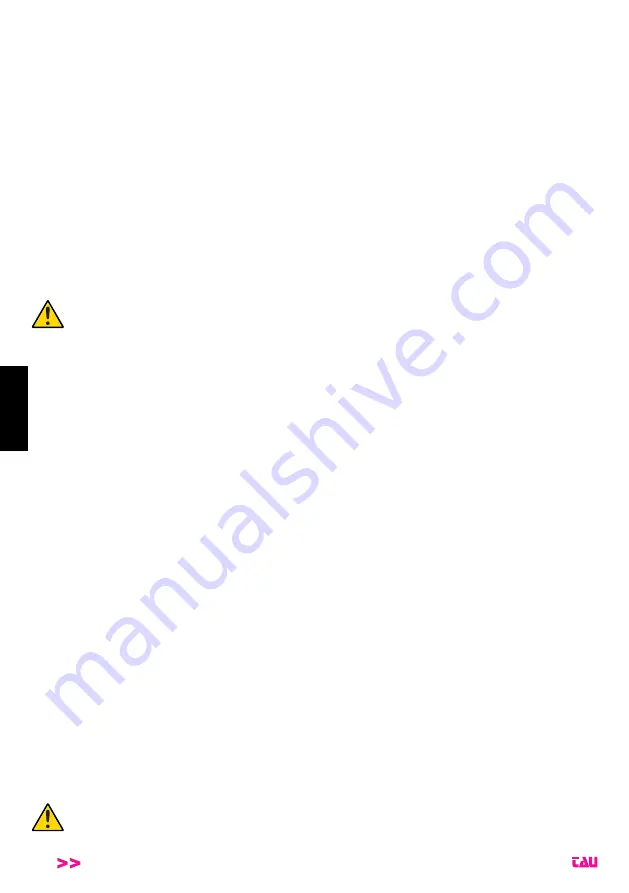 tau K127MA Installation Manual Download Page 58