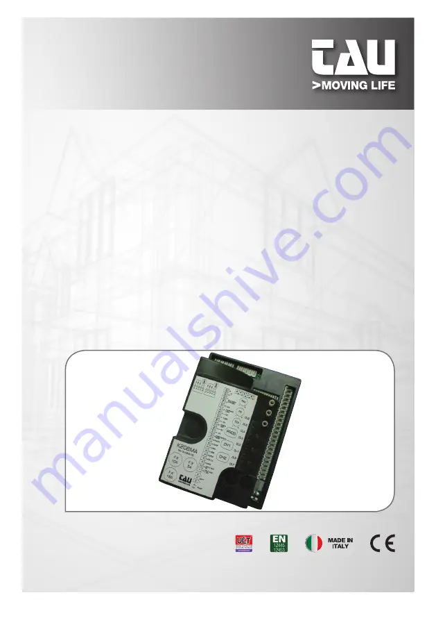 tau K206MA Installation Manual Download Page 1