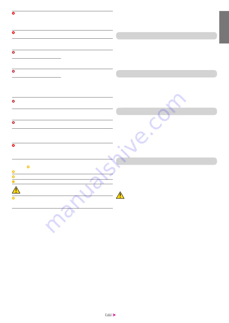 tau K995MA-S Use And Maintenance Manual Download Page 17