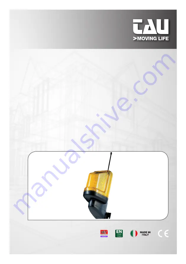 tau LAMP Series Installation Manual Download Page 1