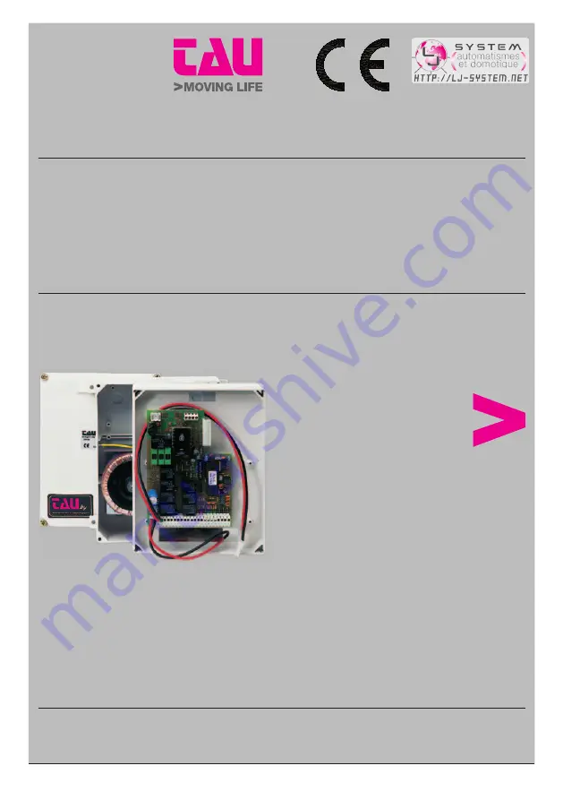 tau MEC 1000 Installation Manual Download Page 1