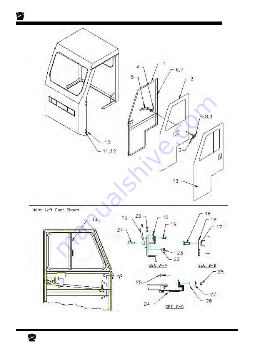 Taylor-Dunn B 2-10 Operation, T Roubleshooting And Replacement Parts Manual Download Page 226