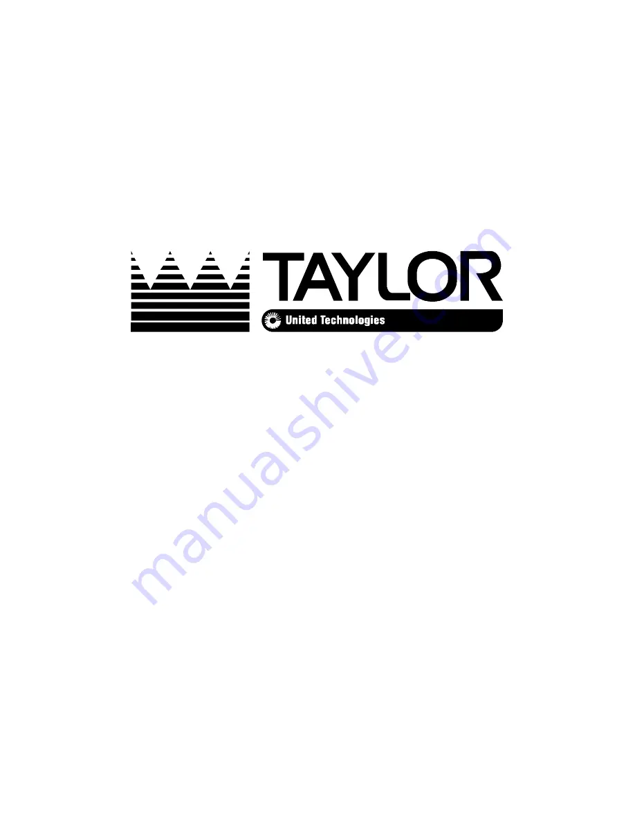 Taylor C723 Service Manual Download Page 1