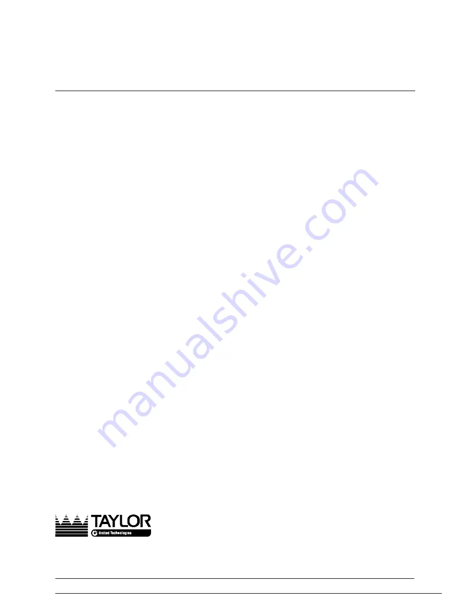 Taylor C723 Service Manual Download Page 4