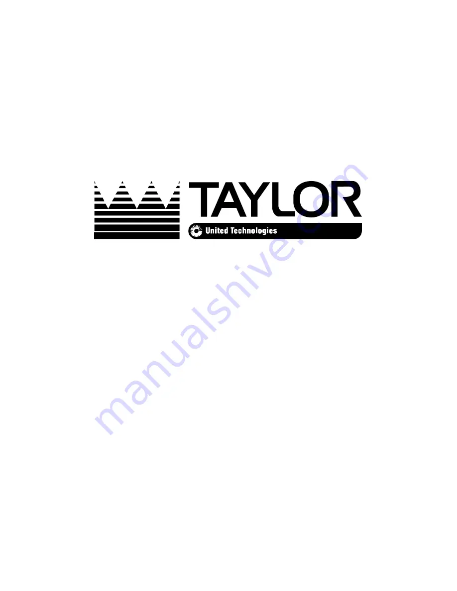 Taylor C832 Service Manual Download Page 1