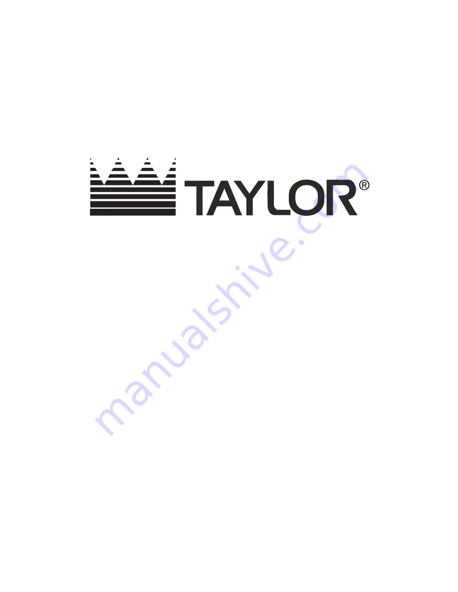 Taylor PH61 Operator'S Manual Download Page 1