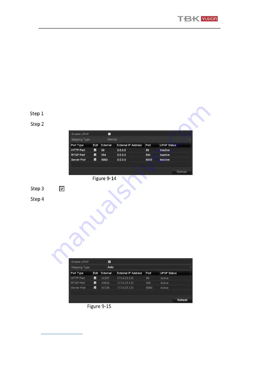 TBK vision TBK-NVR2100 Series User Manual Download Page 120