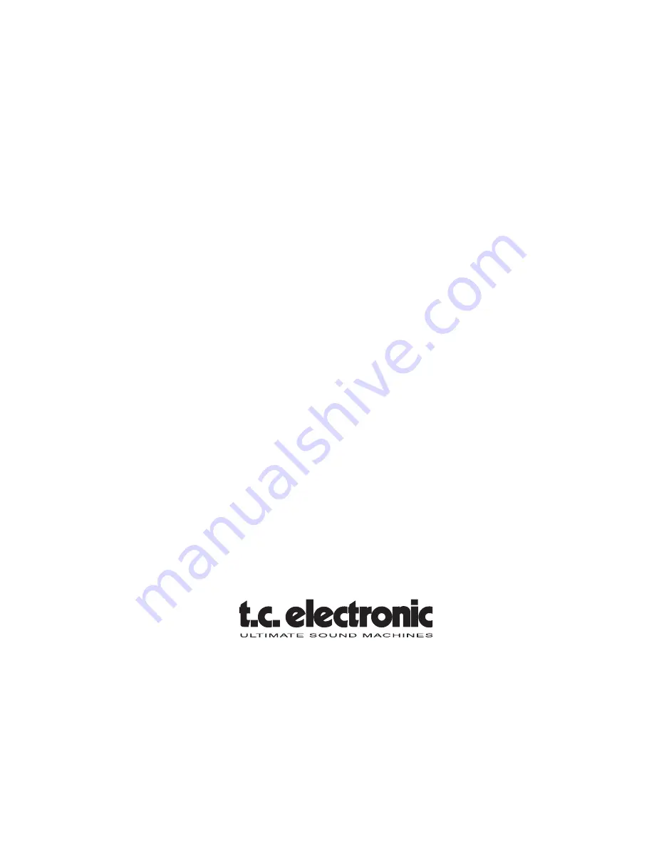 TC Electronic G-MINOR User Manual Download Page 24