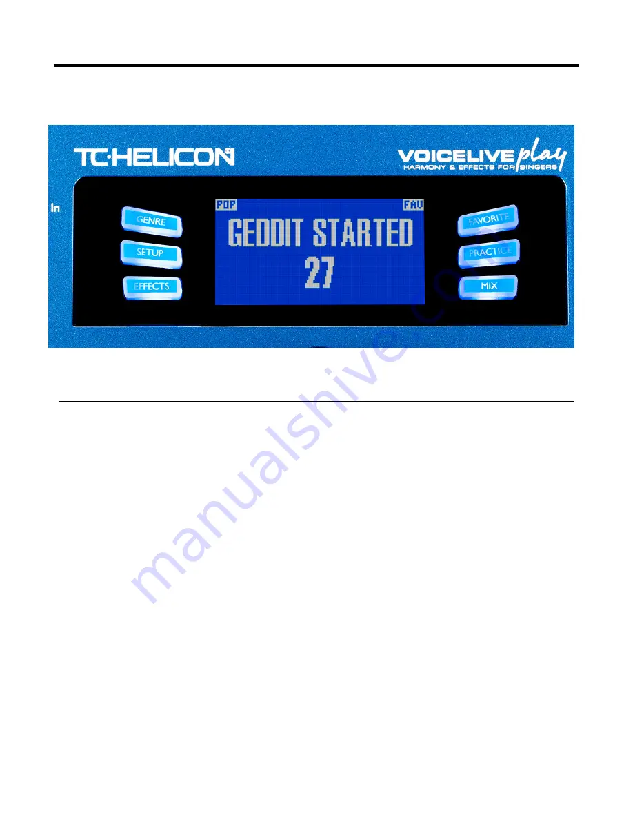 TC-HeliconHelicon VoiceLive Play User Manual Download Page 7