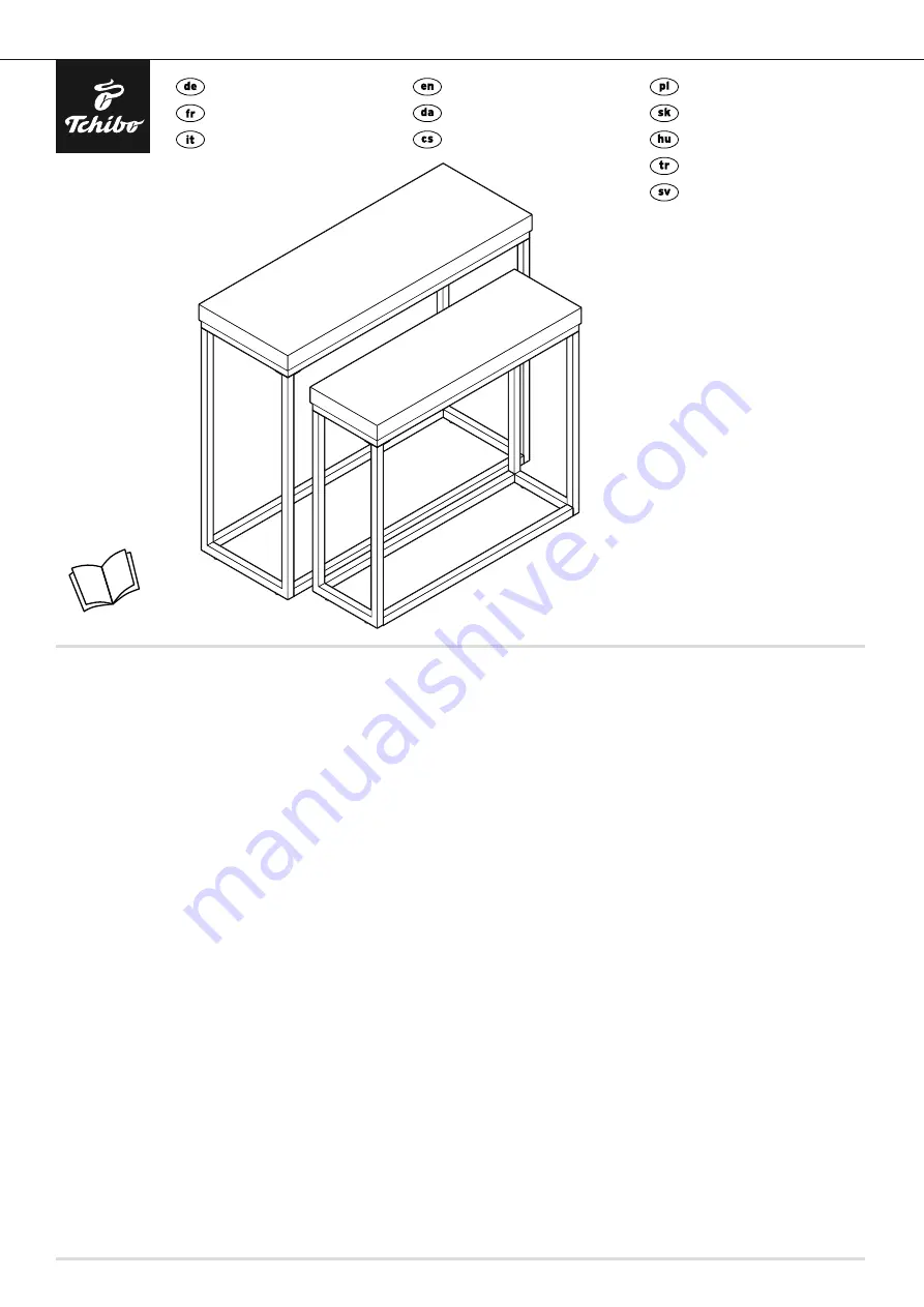 Tchibo 366 156 Assembly Instructions Manual Download Page 1