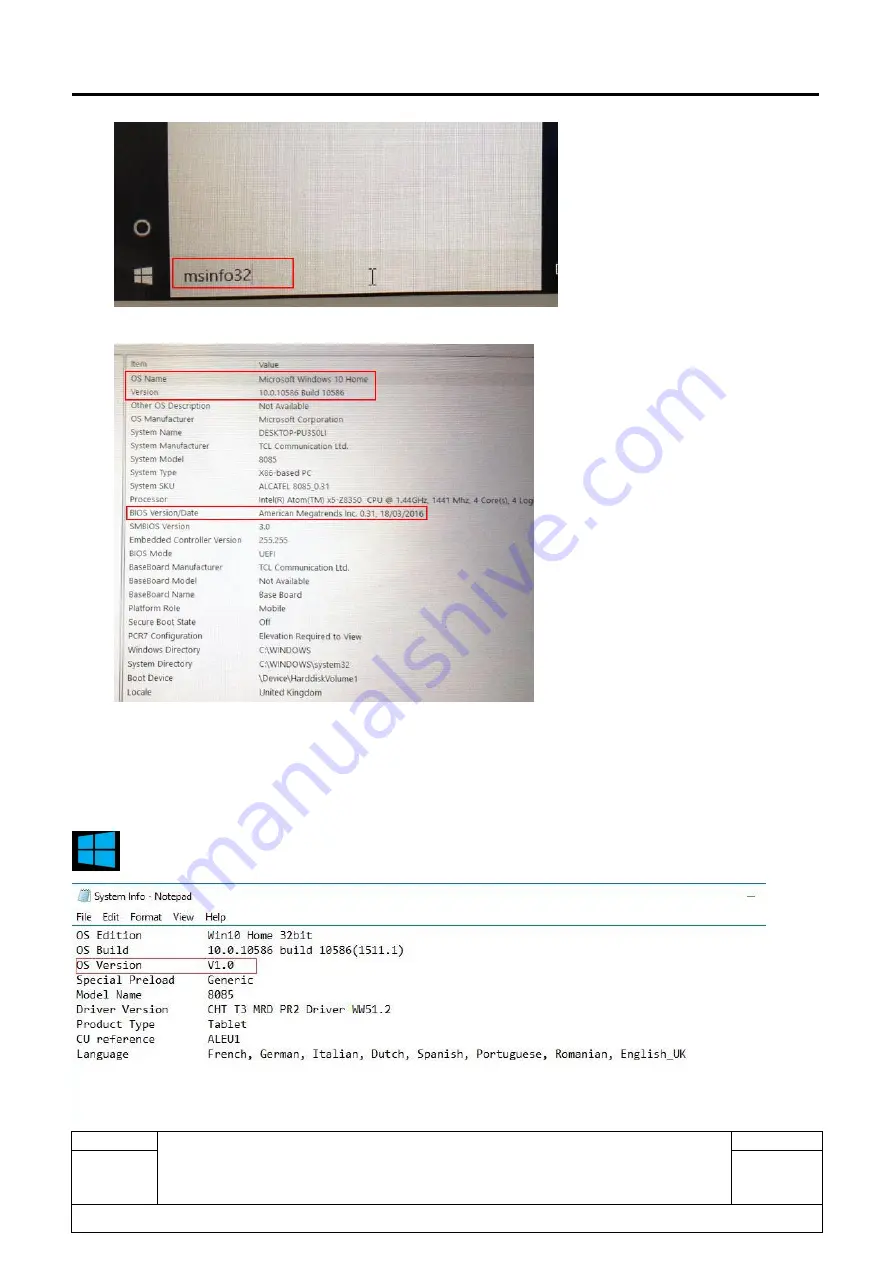 TCL Alcatel 8085 Repair Document Download Page 32