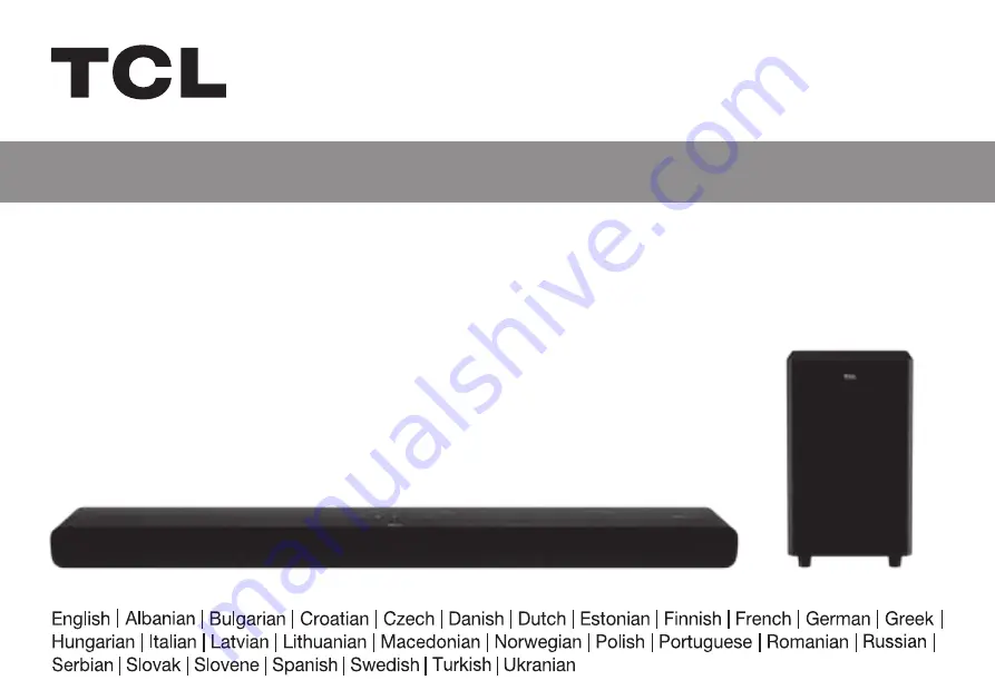 TCL TS8212 Скачать руководство пользователя страница 1